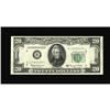 Image 1 : Fr. 2064-B* $20 1950E Federal Reserve Note. About Uncir