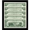 Image 2 : Fr. 2066-G* Five Consecutive $20 1963A Federal Reserve