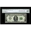 Image 1 : Fr. 2151-G $100 1928A Federal Reserve Note. CGA Gem Unc