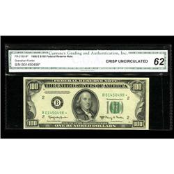 Fr. 2162-B* $100 1950E Federal Reserve Note. CGA Crisp