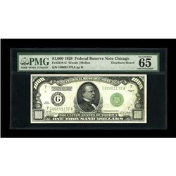 Fr. 2210-G $1000 1928 Federal Reserve Note. PMG Gem Unc