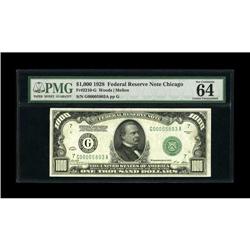 Fr. 2210-G $1000 1928 Federal Reserve Note. PMG Choice