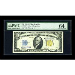 Fr. 2309* $10 1934A North Africa Silver Certificate. PM