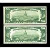 Image 2 : Fr. 2404 $50 1928 Gold Certificates. Two Consecutive Ex
