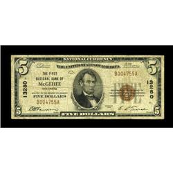 McGehee, AR - $5 1929 Ty. 1 The First NB Ch. # 13280Thi