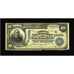 Paragould, AR - $10 1902 Plain Back Fr. 627 NB of Comme