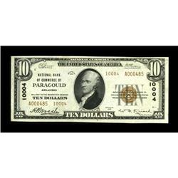 Paragould, AR - $10 1929 Ty. 2 NB of Commerce Ch. # 100