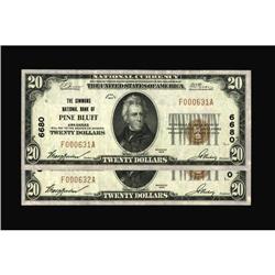 Pine Bluff, AR - $20 1929 Ty. 1 The Simmons NB Ch. # 66
