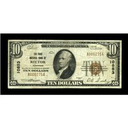 Rector, AR - $10 1929 Ty. 1 The First NB Ch. # 10853A j