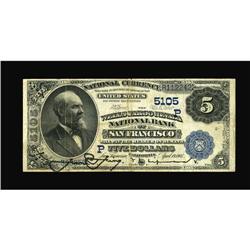 San Francisco, CA - $5 1882 Date Back Fr. 537 Wells-Far