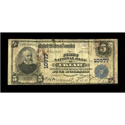 Ukiah, CA - $5 1902 Plain Back Fr. 606 The First NB Ch.