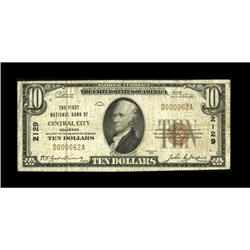 Central City, CO - $10 1929 Ty. 1 The First NB Ch. # 21