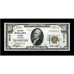 Eads, CO - $10 1929 Ty. 1 The First NB Ch. # 8412A fres