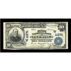 Fleming, CO - $10 1902 Plain Back Fr. 633 The First NB