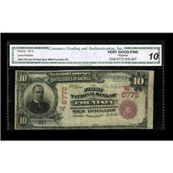 Fountain, CO - $10 1902 Red Seal Fr. 613 The First NB C
