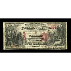 Pueblo, CO - $5 1875 Fr. 408a The Western NB Ch. # 2546