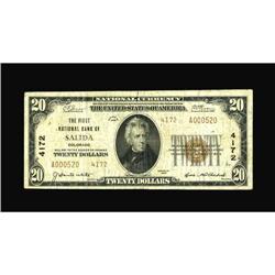 Salida, CO - $20 1929 Ty. 2 The First NB Ch. # 4172This