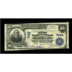 Aledo, IL - $10 1902 Plain Back Fr. 624 The First NB Ch