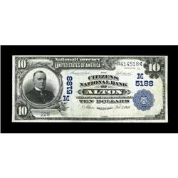 Alton, IL - $10 1902 Plain Back Fr. 632 The Citizens NB