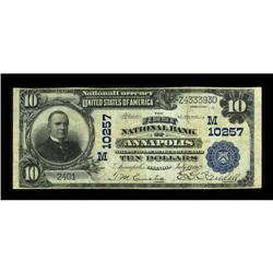 Annapolis, IL - $10 1902 Plain Back Fr. 628 The First N