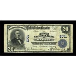 Barry, IL - $20 1902 Plain Back Fr. 659 The First NB Ch