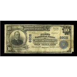 Blandinsville, IL - $10 1902 Plain Back Fr. 626 The Fir