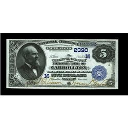 Carrollton, IL - $5 1882 Value Back Fr. 574 The Greene