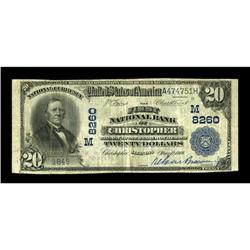 Christopher, IL - $20 1902 Plain Back Fr. 651 The First