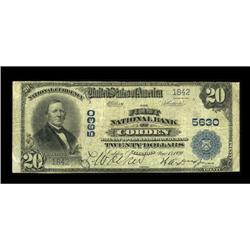Cobden, IL - $20 1902 Plain Back Fr. 659 The First NB C