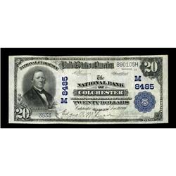 Colchester, IL - $20 1902 Plain Back Fr. 652 The NB of