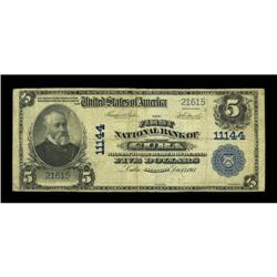 Cuba, IL - $5 1902 Plain Back Fr. 606 The First NB Ch.