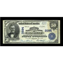 Danville, IL - $50 1902 Plain Back Fr. 684 The Second N