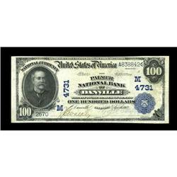 Danville, IL - $100 1902 Date Back Fr. 693 The Palmer N