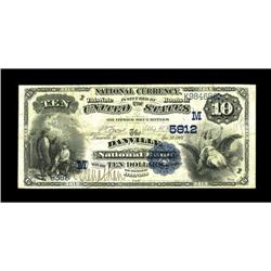 Danville, IL - $10 1882 Date Back Fr. 545 The Danville