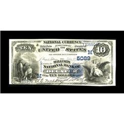 Decatur, IL - $10 1882 Value Back Fr. 576 The Millikin