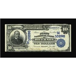 Divernon, IL - $10 1902 Date Back Fr. 621 The First NB