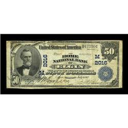 Elgin, IL - $50 1902 Date Back Fr. 671 The Home NB Ch.