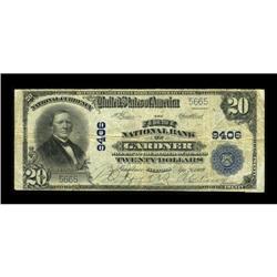 Gardner, IL - $20 1902 Plain Back Fr. 652 The First NB