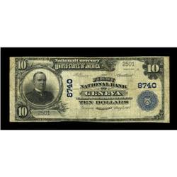 Geneva, IL - $10 1902 Plain Back Fr. 626 The First NB C