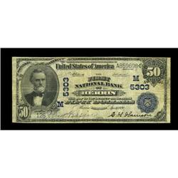 Herrin, IL - $50 1902 Plain Back Fr. 683 The First NB C