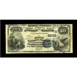 Hindsboro, IL - $10 1882 Date Back Fr. 545 The First NB