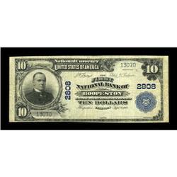 Hoopeston, IL - $10 1902 Plain Back Fr. 624 The First N