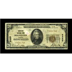 Hoopeston, IL - $20 1929 Ty. 1 Hoopeston NB Ch. # 9425A