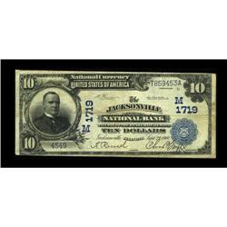 Jacksonville, IL - $10 1902 Date Back Fr. 619 The Jacks