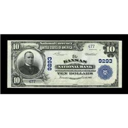 Kansas, IL - $10 1902 Plain Back Fr. 626 The Kansas NB