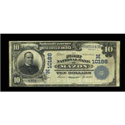Mazon, IL - $10 1902 Plain Back Fr. 628 The First NB Ch
