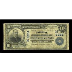 Metropolis, IL - $10 1902 Plain Back Fr. 633 The Nation
