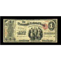 Monmouth, IL - $1 Orig Fr. 382 The Monmouth NB