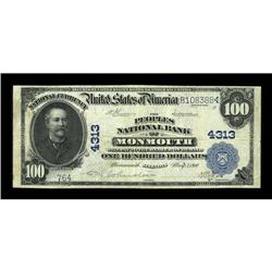 Monmouth, IL - $100 1902 Date Back Fr. 692 The Peoples