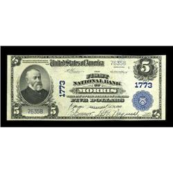 Morris, IL - $5 1902 Plain Back Fr. 601 The First NB Ch